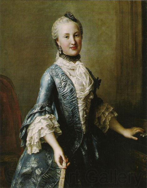 Pietro Antonio Rotari Princess Elisabeth of Saxe France oil painting art